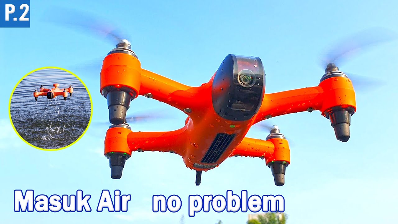 Test PERDANA Drone Anti Air Swellpro Spry + pakai resolusi 2.7K