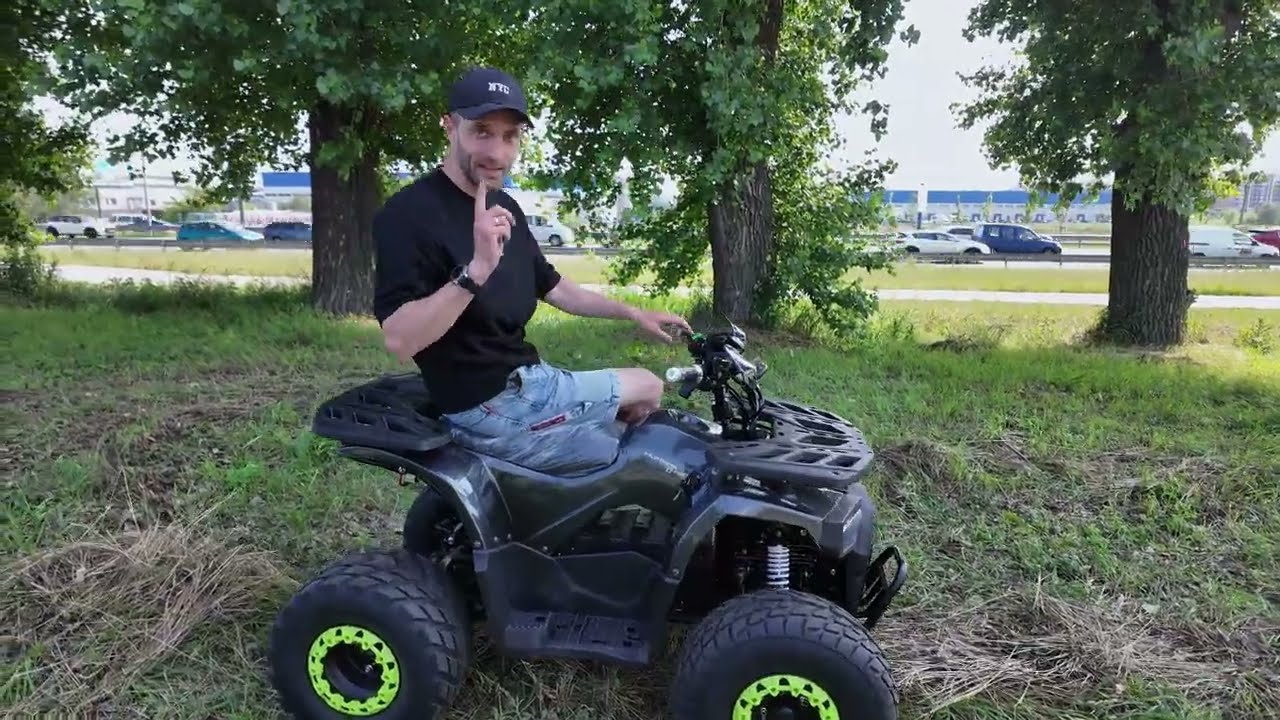 Електроквадроцикл Hummer TJ-Rider 1500W (карбон)
