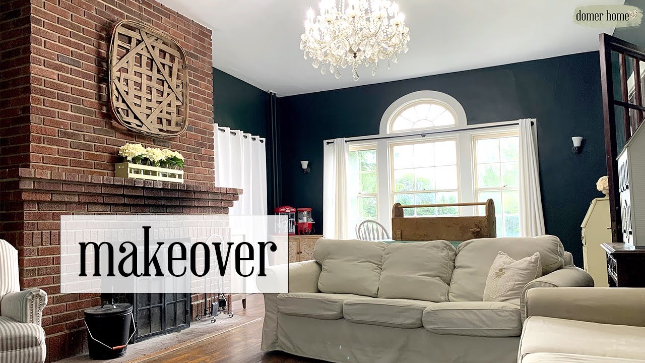 Dramatic Living Room Makeover on a Budget