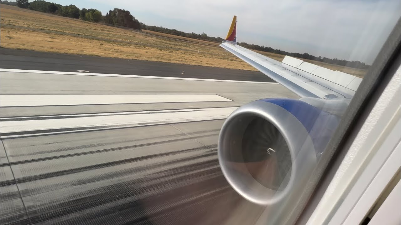 Southwest Boeing 737 MAX 8 Beautiful Landing and Descent into Sacramento Int’l