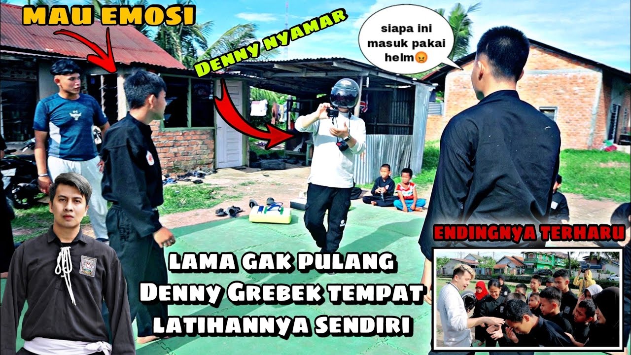 Denny Grebek tempat latihannya sendiri, semua pada kaget dan terharu