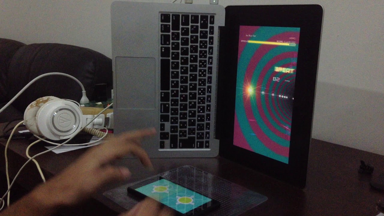 Groove Coaster Controller (Android) demo / No Way Out - ARM (IOSYS)