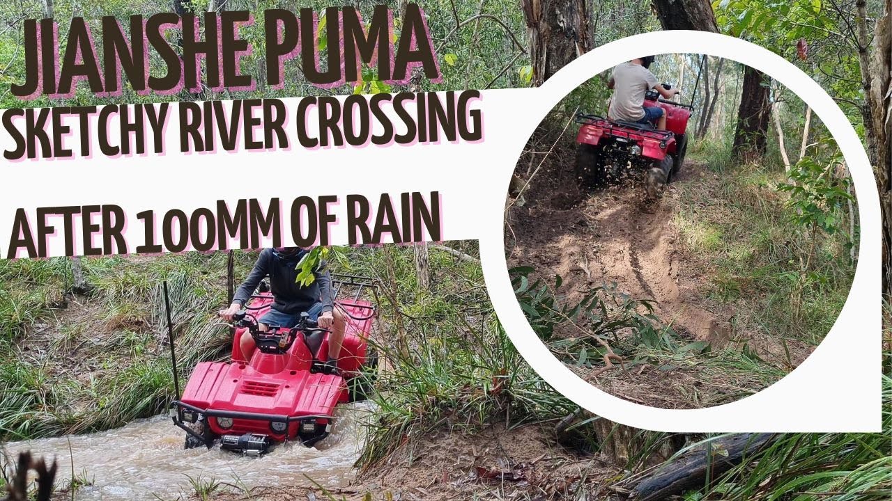 Jianshe Puma Takes on Tight Bush Track After 100mm of Rain