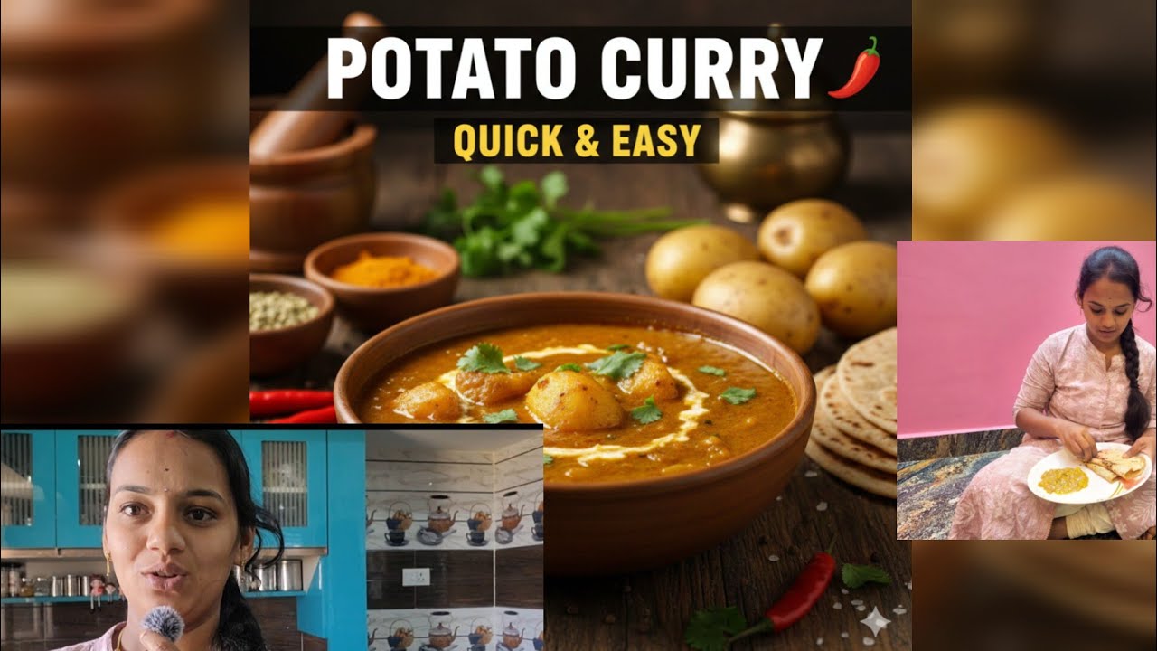 Potato curry Rk's kitchen 😋 #potatocurry #potatoesrecipes 