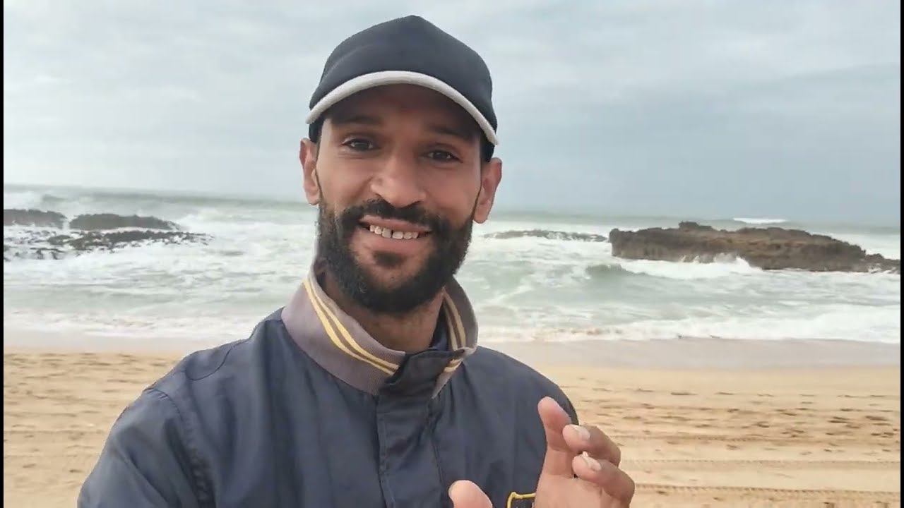 مشيت بحر🌊 واعر بزاف 🤯 قوارب طلعو لفوق🤔خوفا من الامواج🌊 