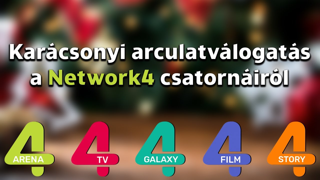 Karácsonyi arculatválogatás a Network4 csatornáiról