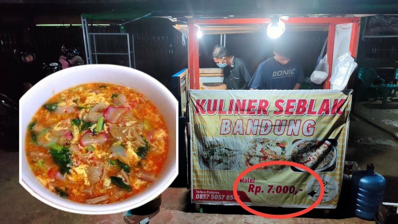SEBLAK BANDUNG Rp. 7000 !! SELALU NGANTRI HITUNGAN JAM 100 PORSI HABIS