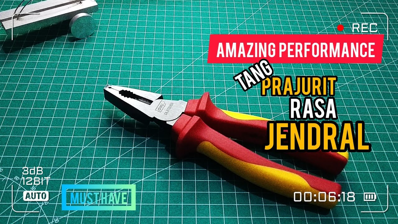 Tang insulasi termurah dengan performa luar biasa dari Deli - it's truly a Knipex killer