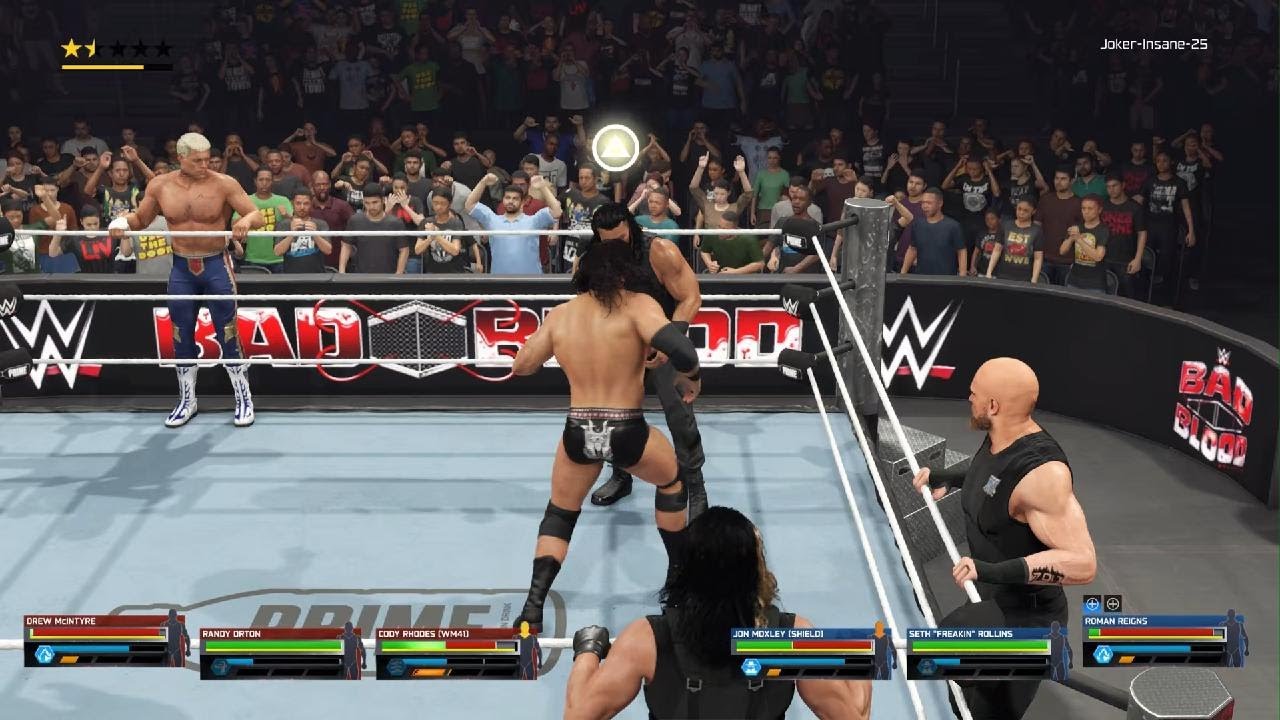 WWE 2K25 Legacy vs The Shield Elimination 6 man Tag War