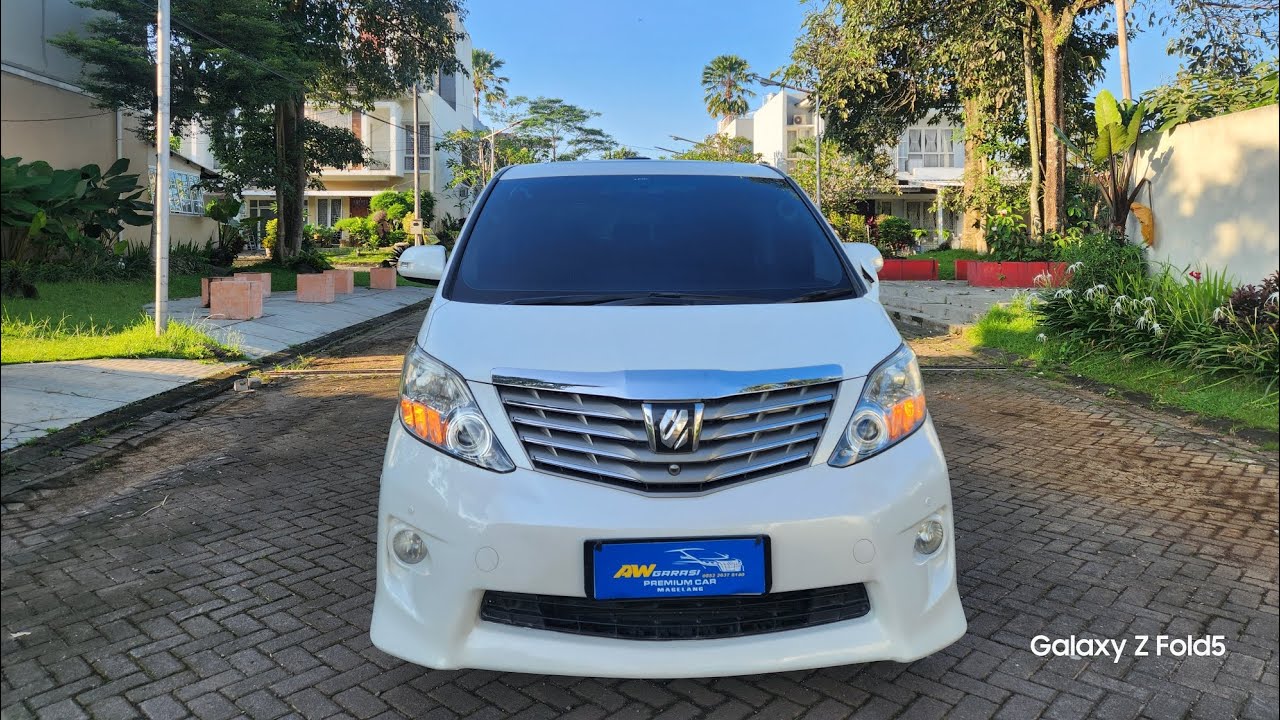 Alphard S CBU 2010 Premium Sound Power Backdoor Warna Putih Rare Item Guys Istimewa Pastinya