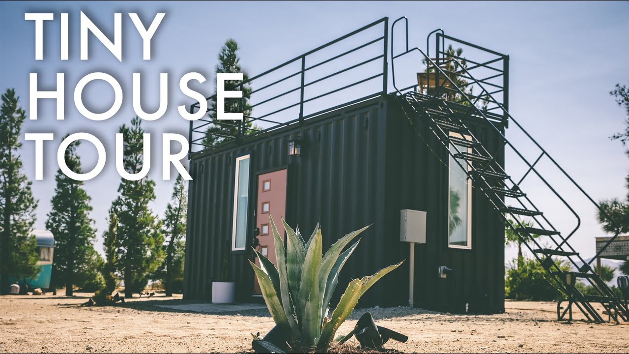 Shipping Container Tiny House Tour!! *Joshua Tree*