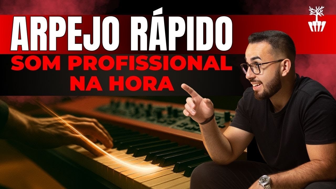 Arpejo rápido no teclado: a técnica que deixa o som mais profissional