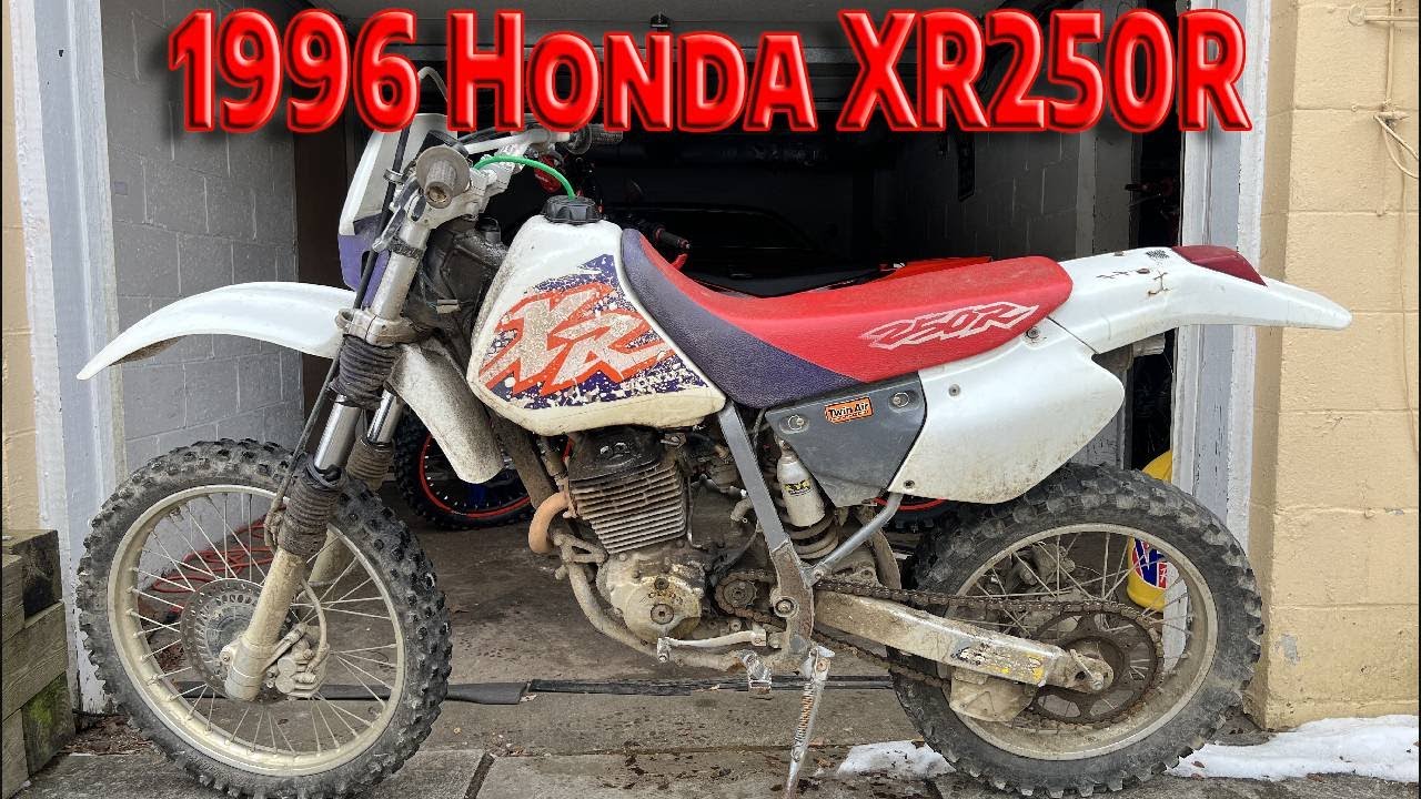 Reviving this abused 1996 XR250 that has been sitting close to 20 years