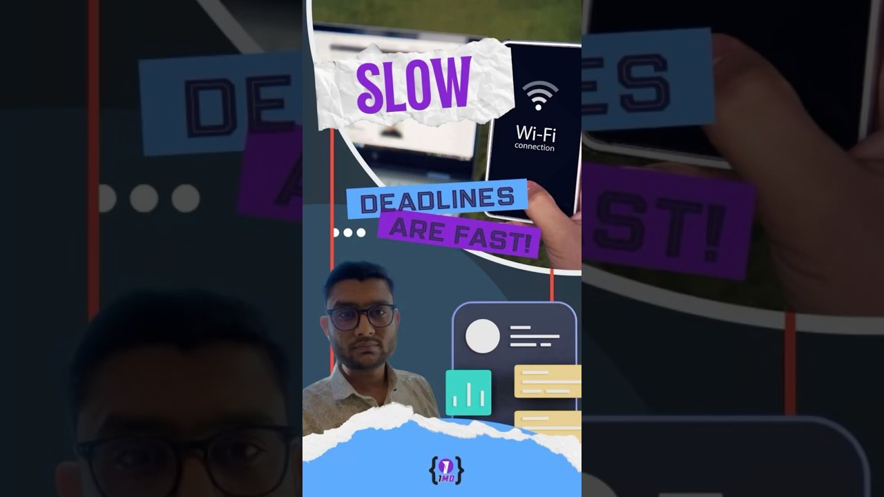 स्लो इंटरनेट बनाम फास्ट डेडलाइन! | Slow Internet, Fast Deadline &ndash; Dev Life #kuwait