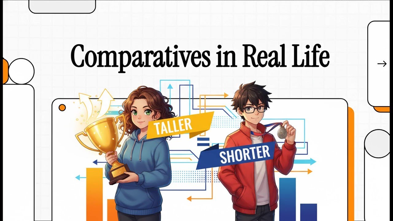原來比較級每天都在用，英文其實離生活很近  #comparatives