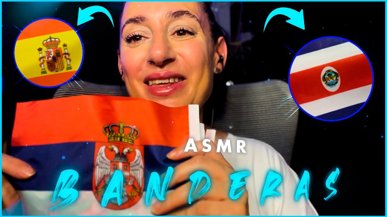 Asmr banderas del mundial de Qatar ￼