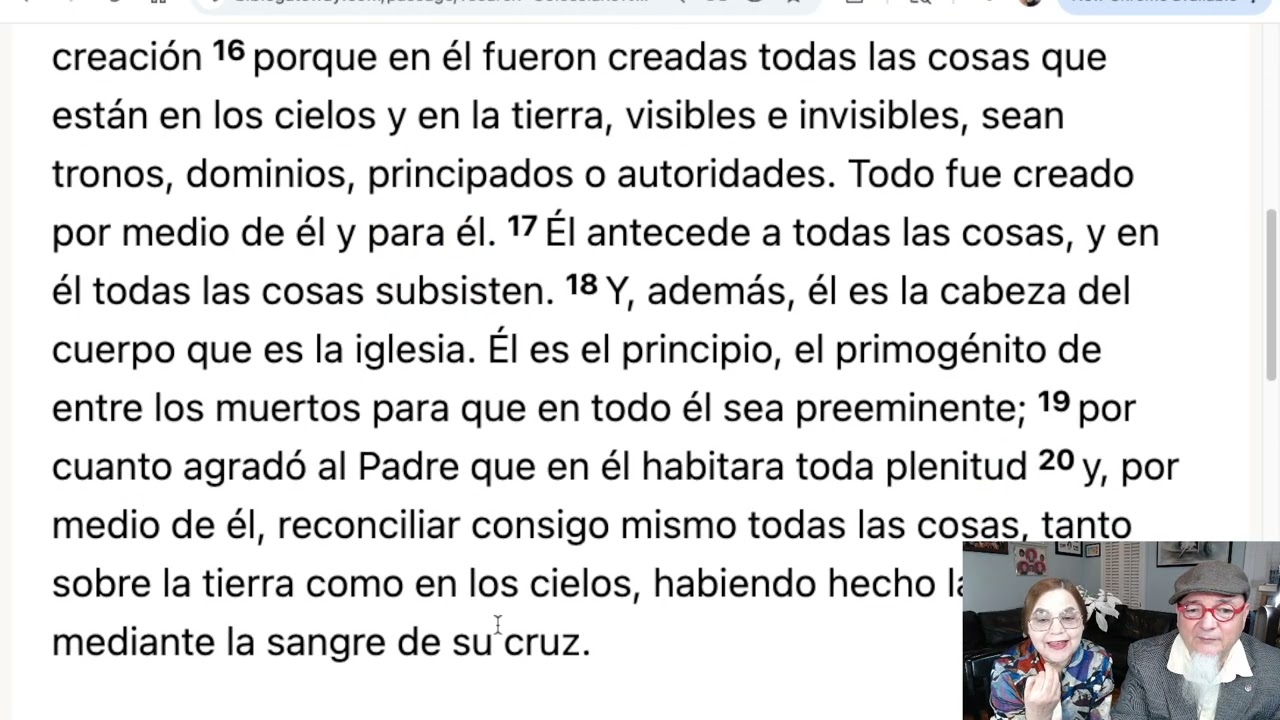 Perspectiva Biblica Clara y Johnny Ramirez Johnson Preeminencia de Cristo