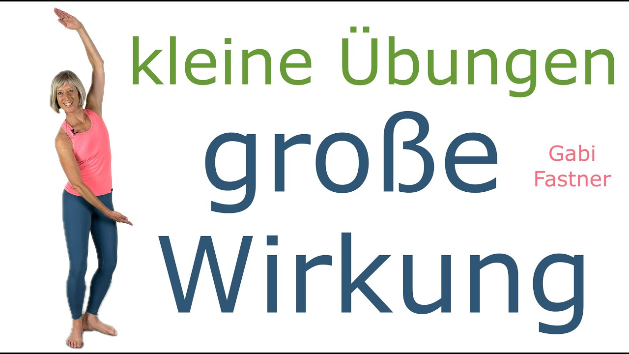🌷 18 min. kleine Übungen - große Wirkung | Schultern, Beine, Körpermitte | ohne Geräte, im Stehen