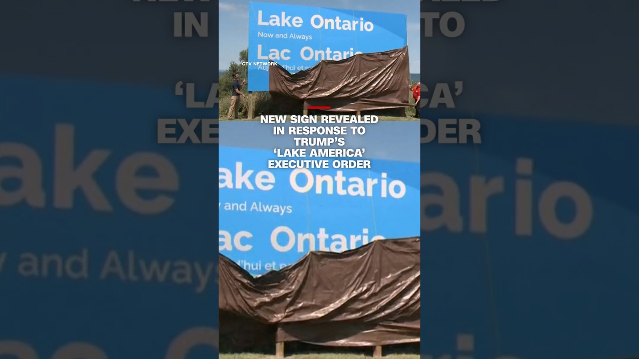 New sign revealed in response to Trump&rsquo;s &lsquo;Lake America&rsquo; executive order