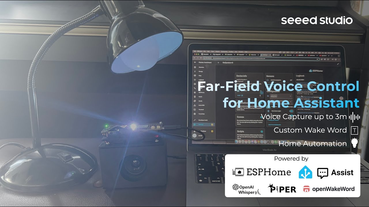 Video Demo and Tutorial on How to Build a Voice Control for Home Assistant Using ReSpeaker Lite Voic