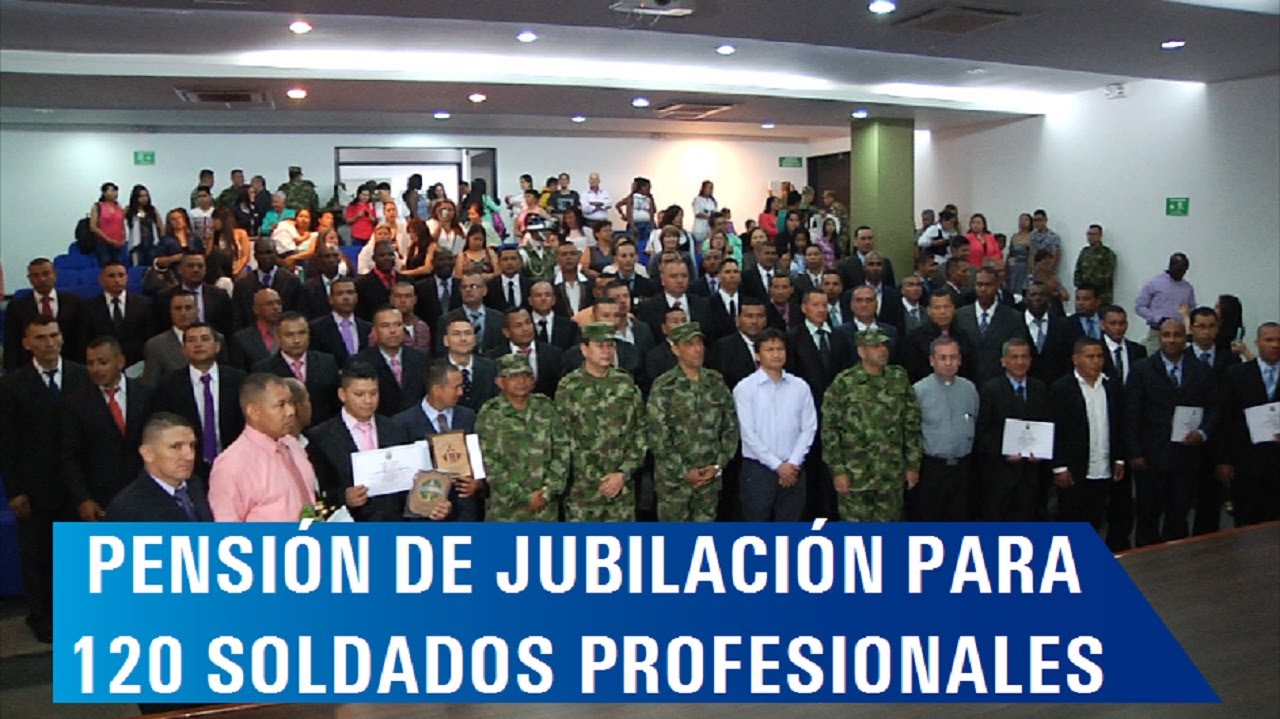 Después de 20 años de servicio se pensionaron 120 soldados profesionales