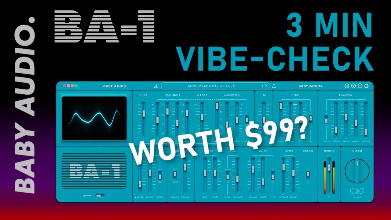 Is Baby Audio BA-1 Worth It? Honest Vibe-Review of the $99 Yamaha CS-01 VST