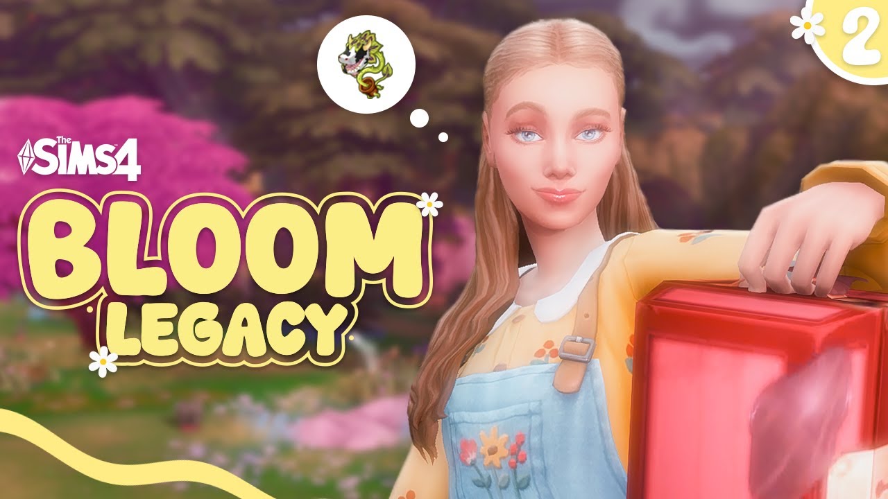 POLOWANIE NA KROWO-KWIATA I PIERWSZA RANDKA 🧐 Bloom Legacy Challenge 🌼 The Sims 4 💛