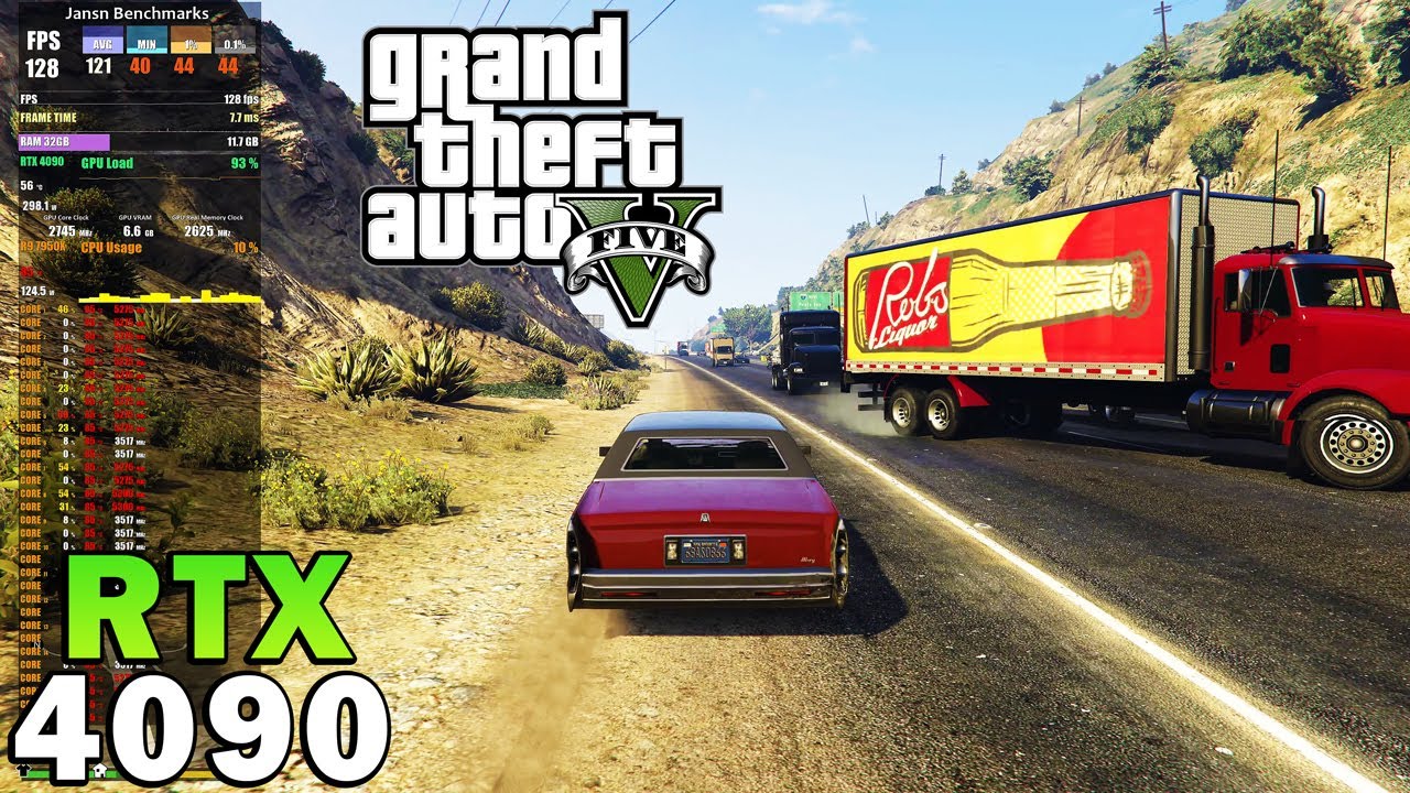 GTA 5 | RTX 4090 | Ryzen 9 7950X | 4K - 1440p - 1080p | Ultra Settings