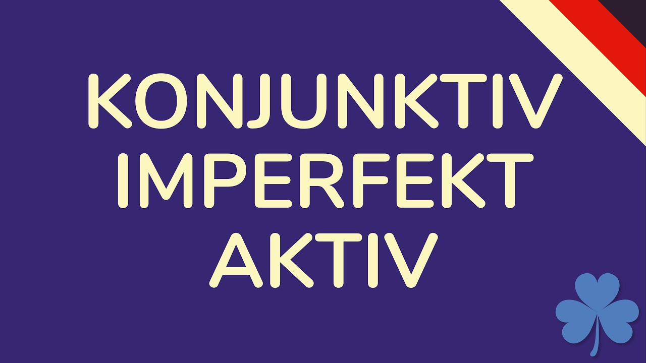 KONJUNKTIV IMPERFEKT Aktiv LATEIN (animiert) 🇩🇪