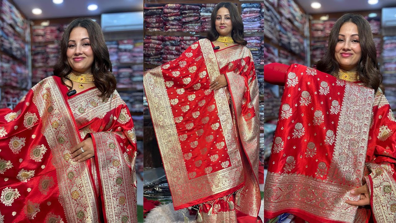Pure Dupptta Silk Sari With Blouse