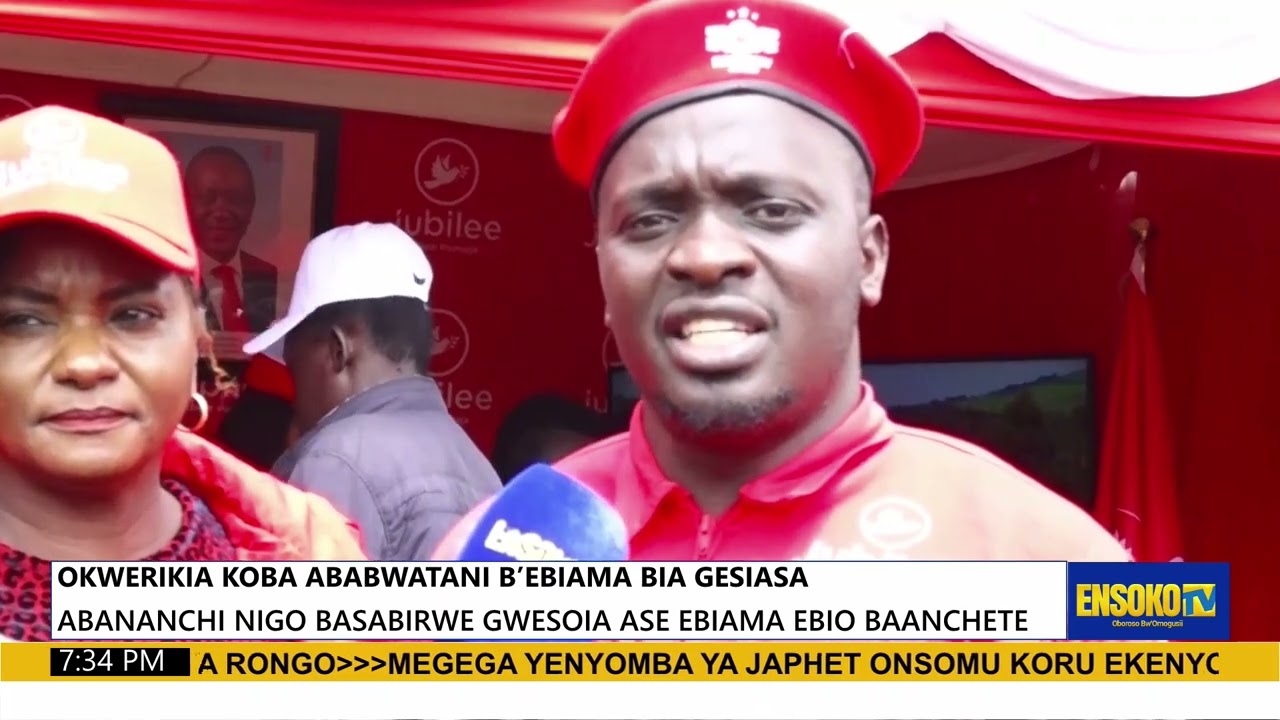 OKWERIKIA KOBA ABABWATANI B’EBIAMA BIA GESIASA