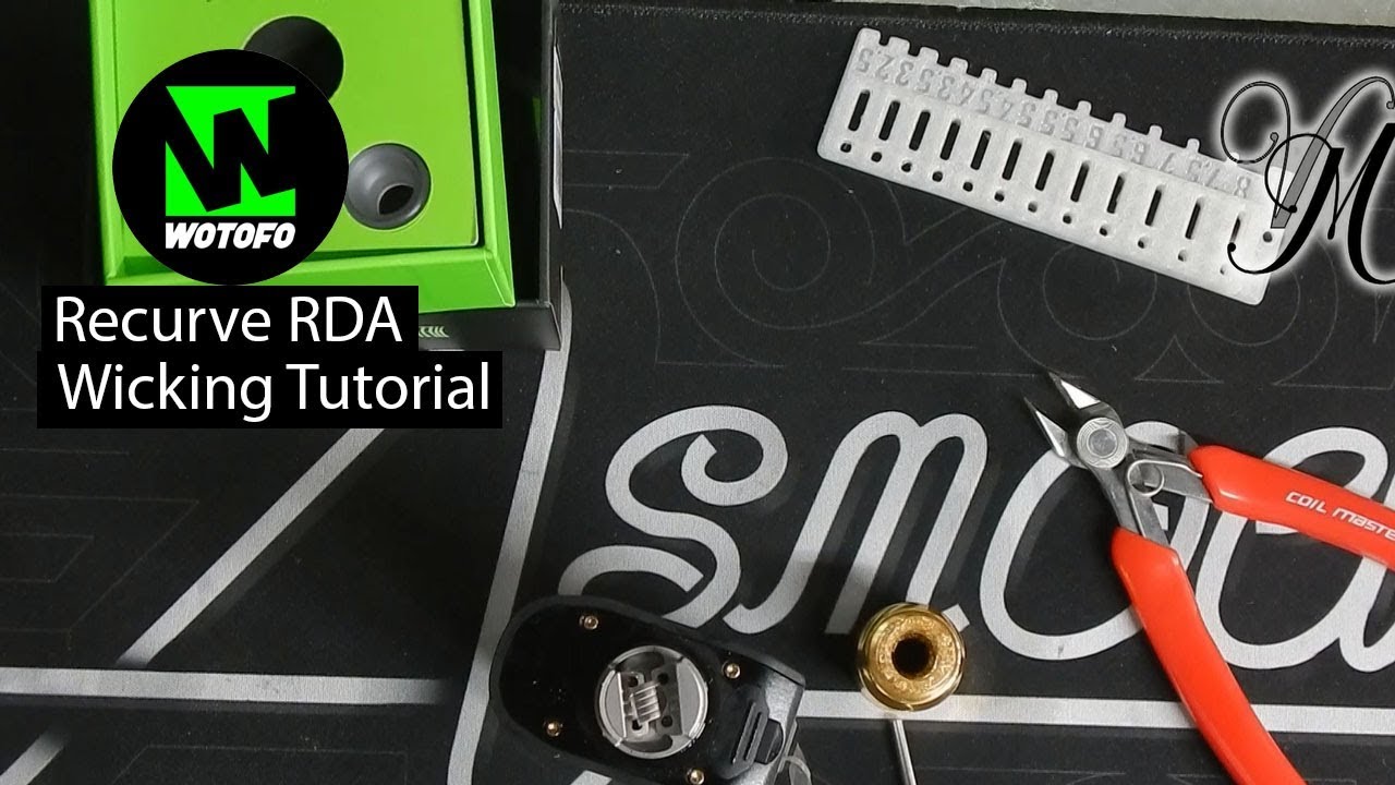 Wotofo Recurve RDA - Wicking / Coiling Tutorial