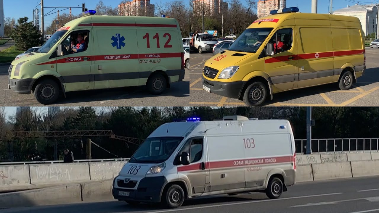 Ambulance responding compilation | siren yelp wail horn