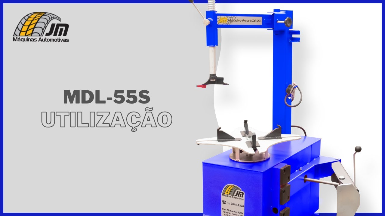 Montadora Desmontadora de Pneus MDL-55S - UTILIZAÇÃO