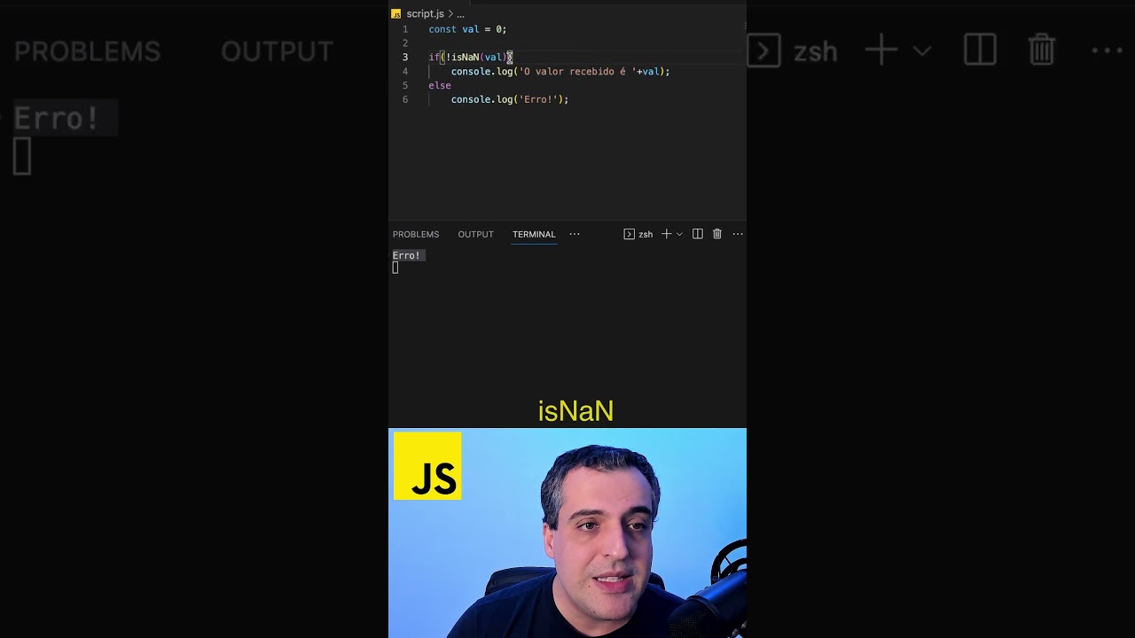 isNaN - JAVASCRIPT #shorts