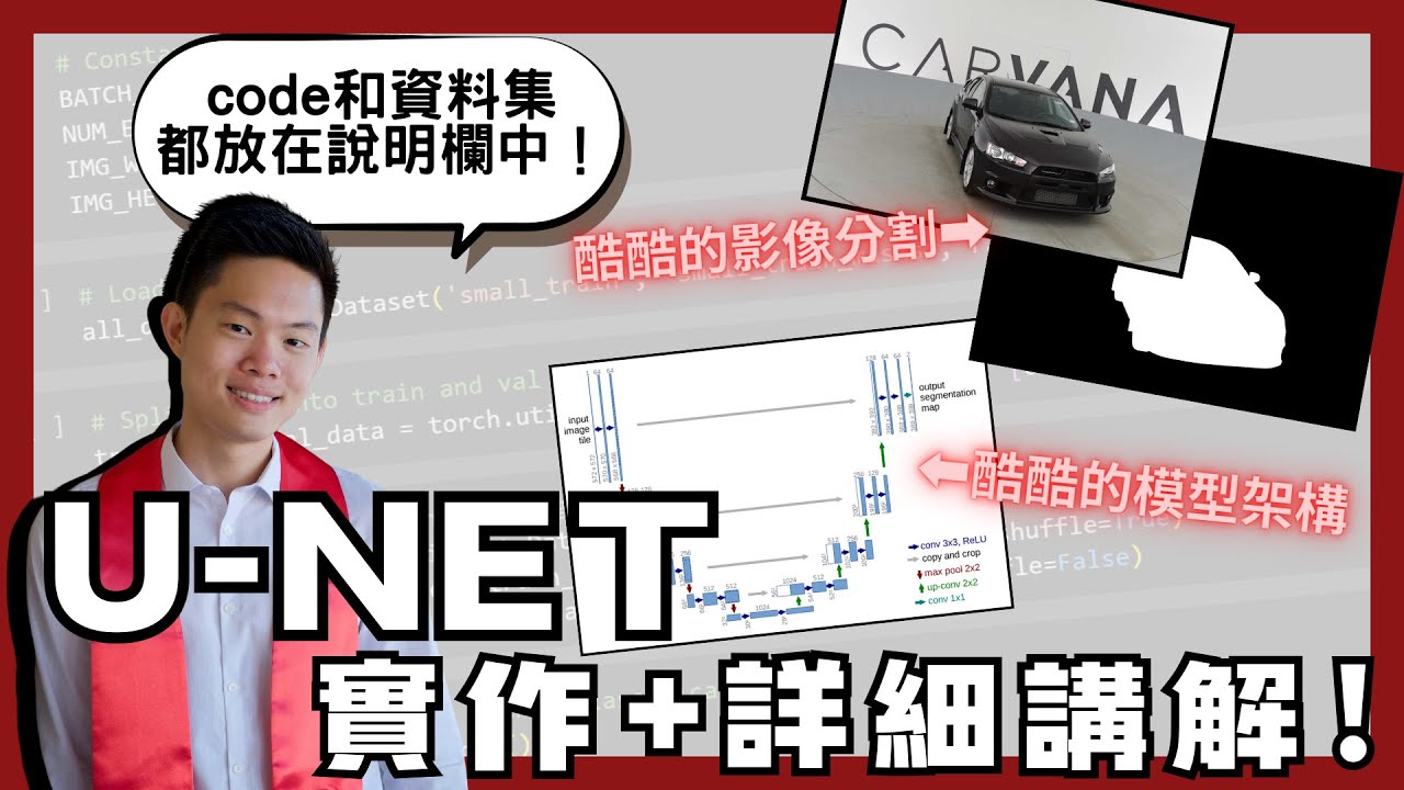 【掌握 U-Net】Paper好難懂？自己手刻一堆問題？從理論到實作，帶你探索U-Net影像分割背後原理 | stanCode