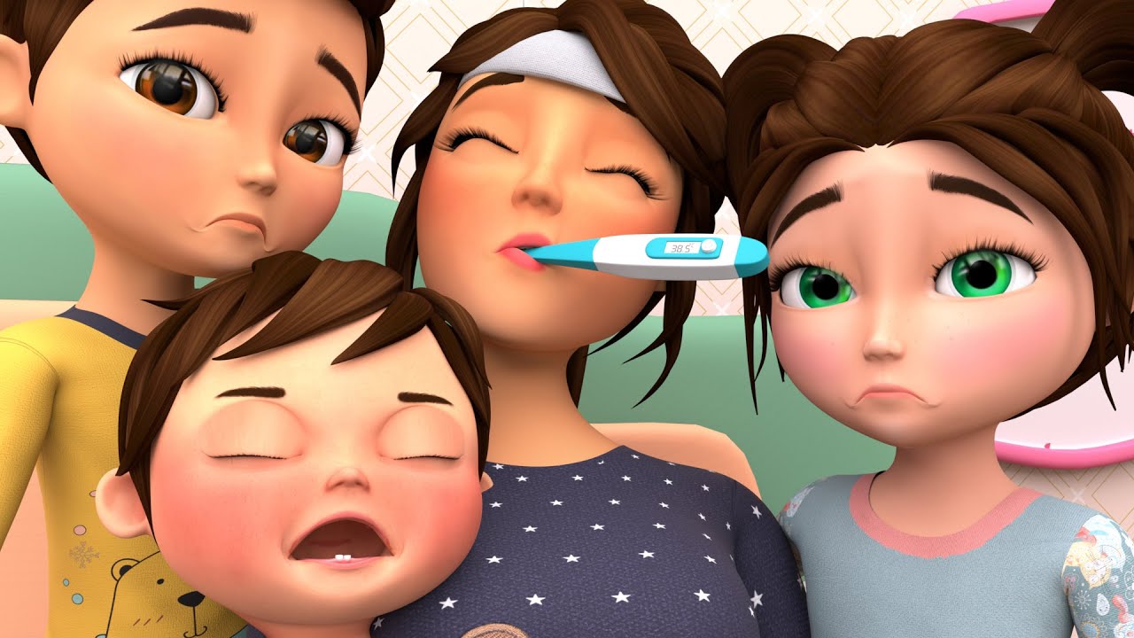 Help Mother Song , Sick Mother Song ,No No , Sleap Baby + More Nursery Rhymes - Banana Cartoon