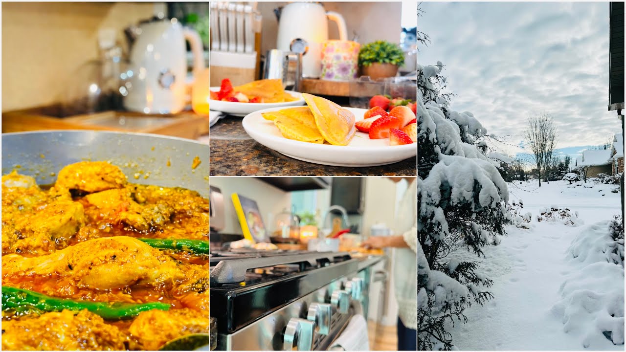 Cozy Morning in USA | Special Chicken Curry |Daily Life in America |Baking |Slow living @TaniaHaque 