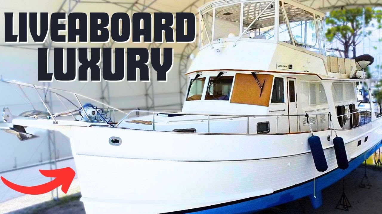 РОСКОШНЫЙ ТУР НА БОРТУ! Grand Banks 52' Europa (полный тур с капитаном)