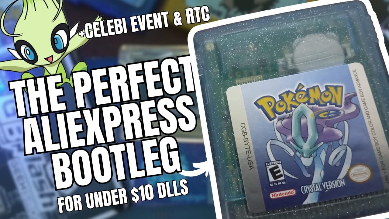 Pokemon Crystal from ALIEXPRESS /// Adding Battery Save and RTC