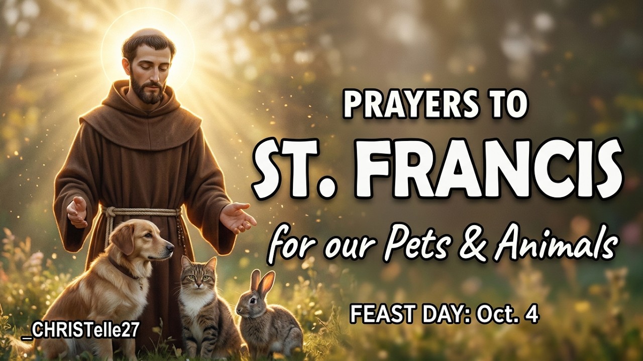 Prayers to St. Francis of Assisi for our Pets and Animals | Feast Day: Oct. 4