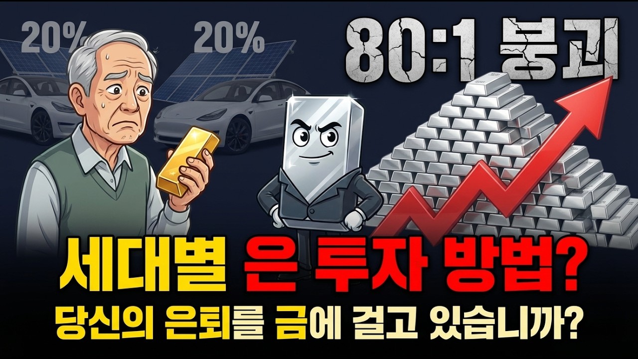2026년 은 투자 전망: 금보다 은을 사야 하는 결정적 이유 (금은비 50:1 분석)
