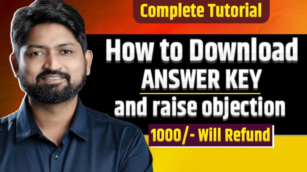 MHTCET 2025 Answer Key - How To Download & Raise Objection | GanitAnk