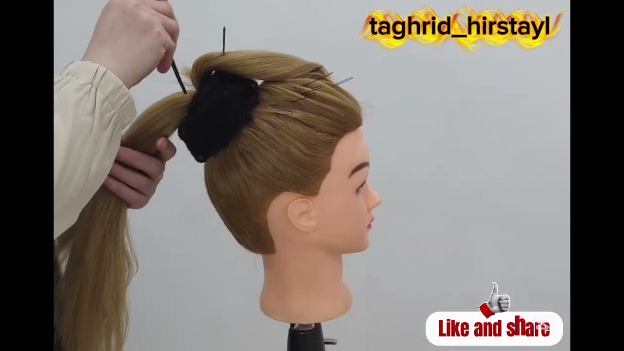 شنيون فخم 👌يناسب طلتك كملكة 👑👰🏼‍♀️ومتميزة 🔥🫶🏻