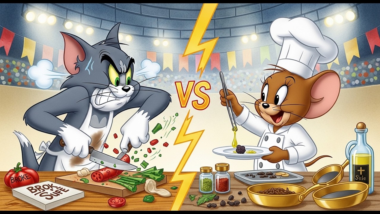Rich Chef Jerry vs Broke Chef Tom — Who Wins? | fanmade Tom and Jerry | Tom’s Return
