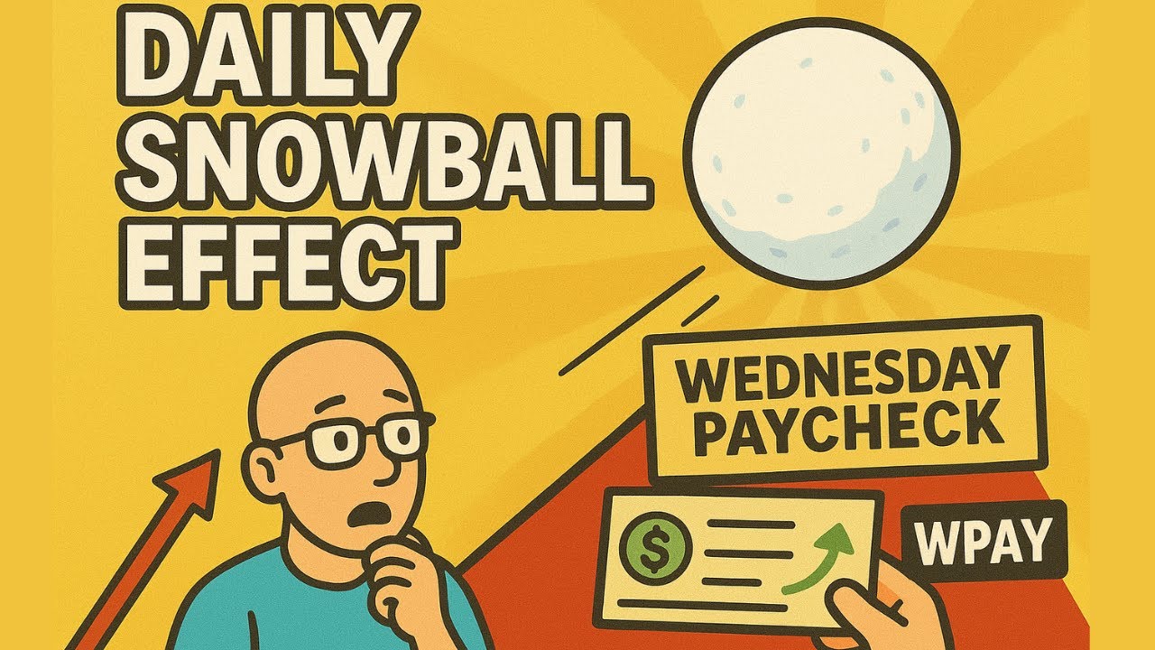 Wednesday Dividend Paycheck! WPAY ETF in My Daily Snowball Portfolio #mstw #wpay #ulty