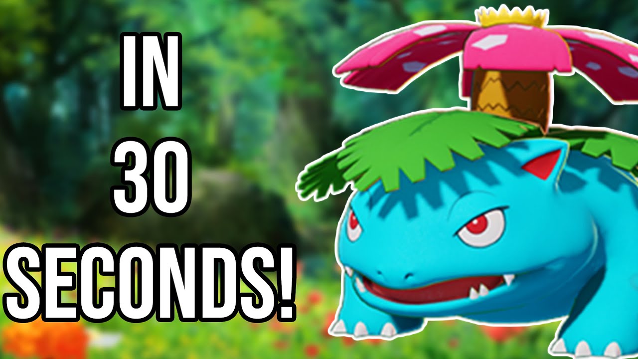 Every Type of Venusaur In 30 Seconds!