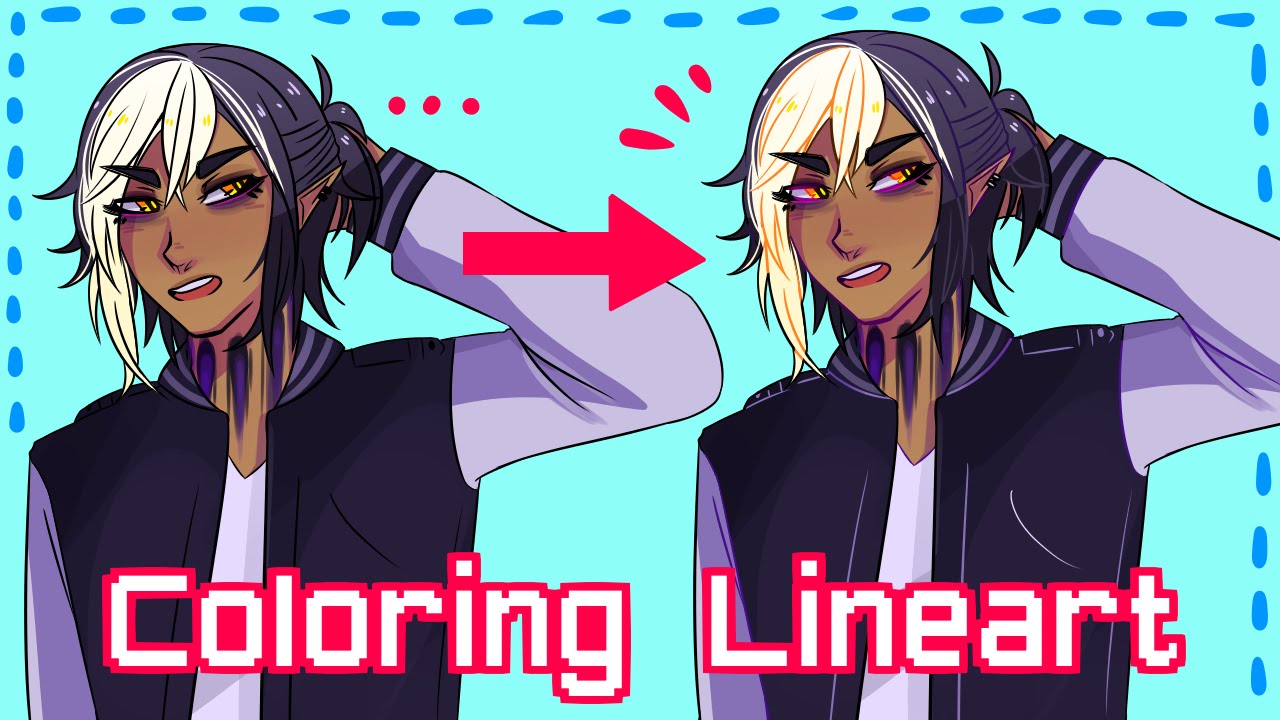 How to Color Lineart