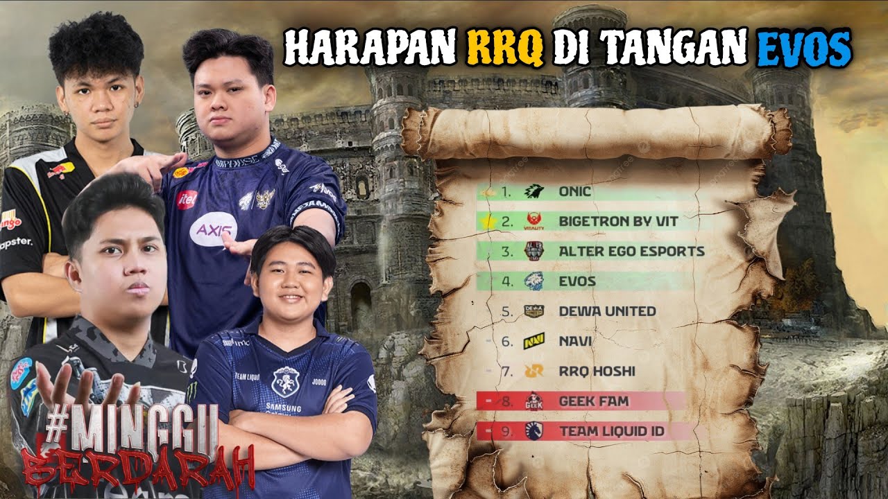 INI WAKTUNYA RRQ BANGKIT | KLASEMEN & JADWAL MPL ID S16 