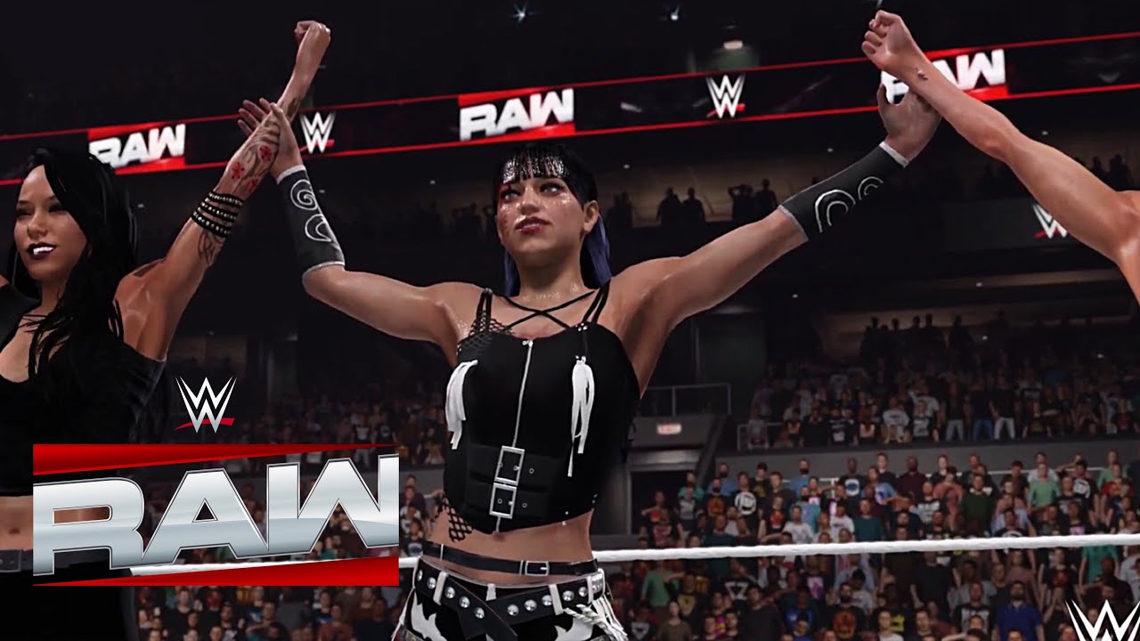 WWE 2K25 RAW Selina White vs Yuyayom Vs Gabriel